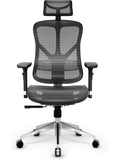 Silla Ergonomica Gaming con Soporte Lumbar Integrado Brazos 3D y Reposacabezas Ajustable