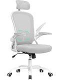 Silla de Ordenador Ergonomica con Reposabrazos Reposacabezas y Soporte Resistente