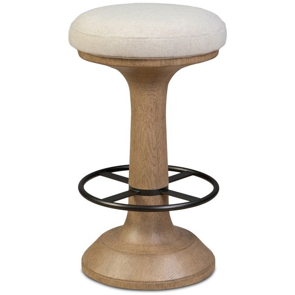 Mesa lateral redonda Luka 36 pulgadas, forja carb¨®n