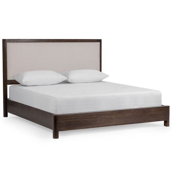 Armario madera flotante, cuero desgastado